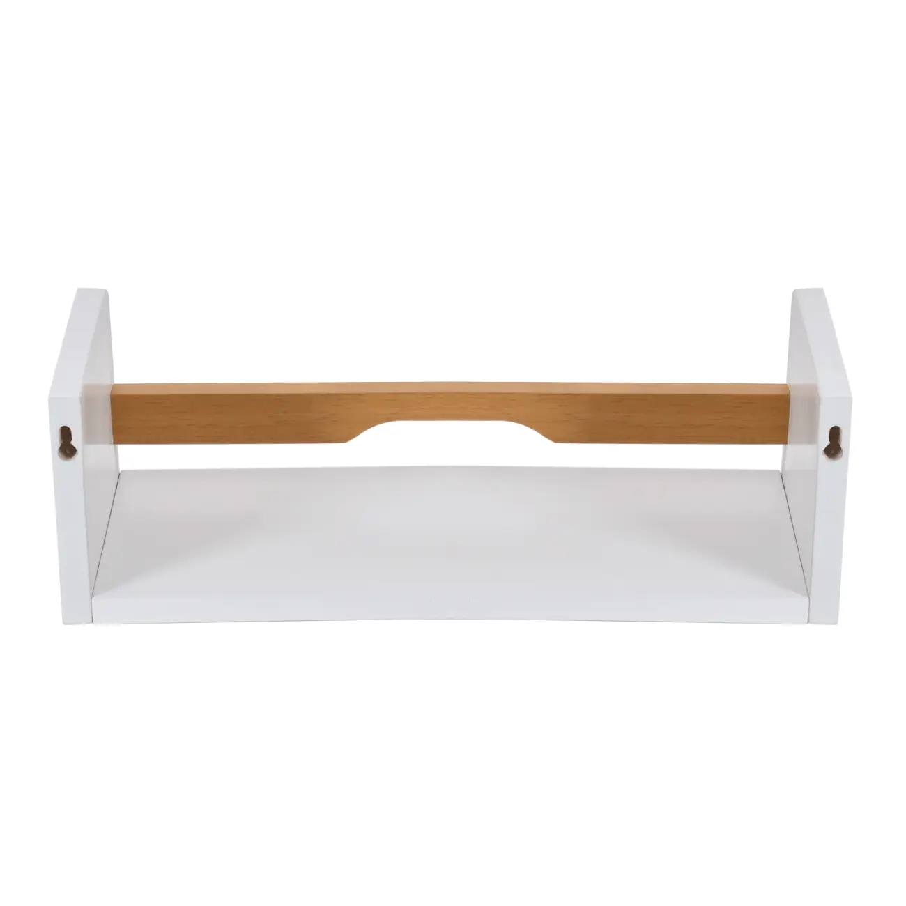 PRATELEIRA 13 CM X 40 CM X 15 CM ALENTO - BRANCO/AMÊNDOA - Foto 3