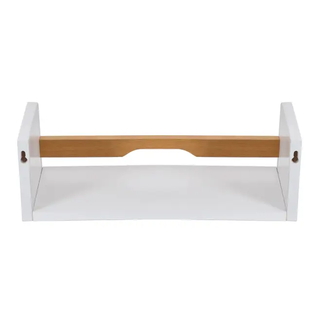 PRATELEIRA 13 CM X 40 CM X 15 CM ALENTO - BRANCO/AMÊNDOA - Foto 3