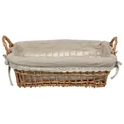 CESTO 32 CM X 19 CM X 14 CM BOULE - FIBRA CLARA/ BEGE - Foto 1