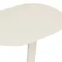 MESA LATERAL OVAL 50 CM X 35 CM THEKE - OFF WHITE - Foto 4