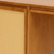 ESCRIVANINHA 1 PORTA COM PALHINHA 1,20 M X 52 CM PALHANDI - AMÊNDOA/NATURAL - Foto 8