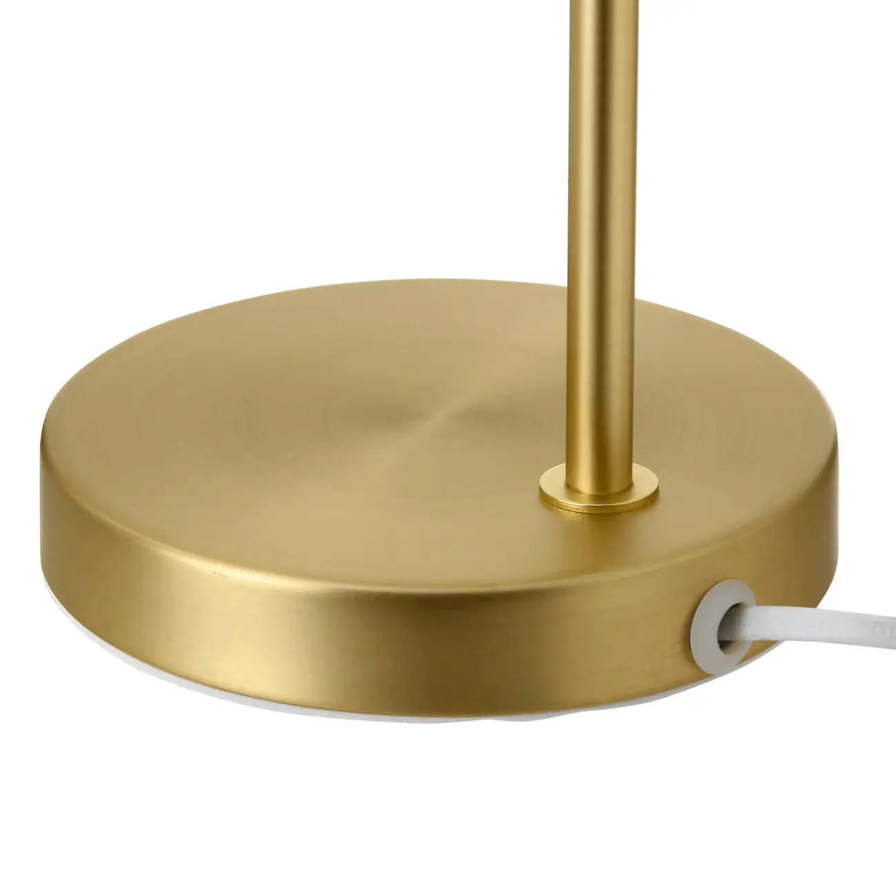 LUMINÁRIA DE MESA HALLEY - OURO/FROST - Foto 8