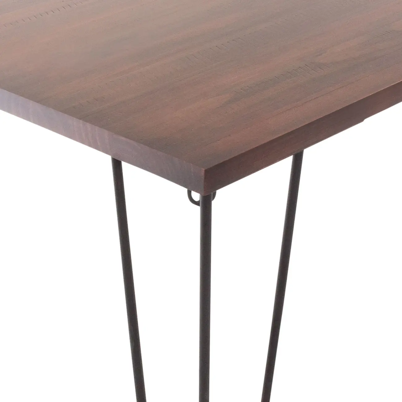 MESA DE JANTAR MESA 80 CM X 80 CM ZAHARA - PRETO/NOZES RÚSTICO - Foto 43