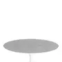BASE DE MESA DE JANTAR CENTRAL OVAL AU 1,98 M TULIPE - BRANCO BRILHANTE - Foto 4