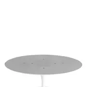 BASE DE MESA DE JANTAR CENTRAL OVAL AU 1,98 M TULIPE - BRANCO BRILHANTE - Foto 4