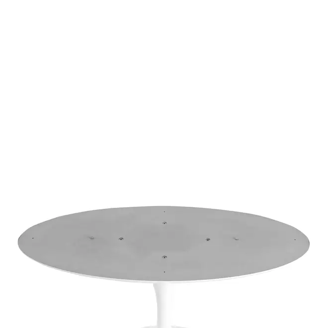 BASE DE MESA DE JANTAR CENTRAL OVAL AU 1,98 M TULIPE - BRANCO BRILHANTE - Foto 4