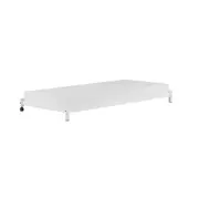 CAMA DE SOLTEIRO INFERIOR 78 CM FLAT - BRANCO - Foto 1