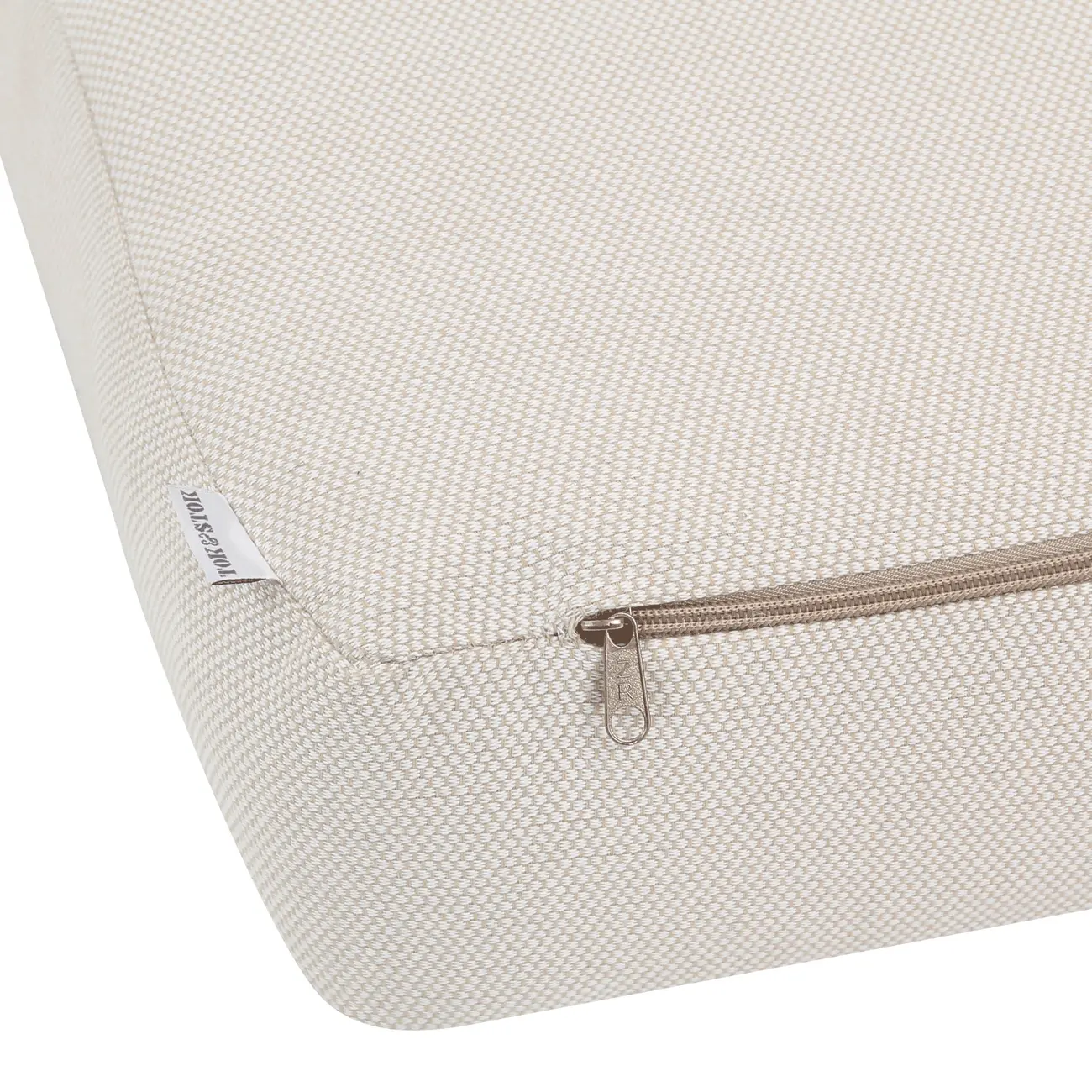 CONJUNTO ALMOFADAS PARA POLTRONA CANTO PIPA - TRAMADO OUTDOOR NATURAL - Foto 11