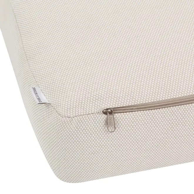 CONJUNTO ALMOFADAS PARA POLTRONA CANTO PIPA - TRAMADO OUTDOOR NATURAL - Foto 11