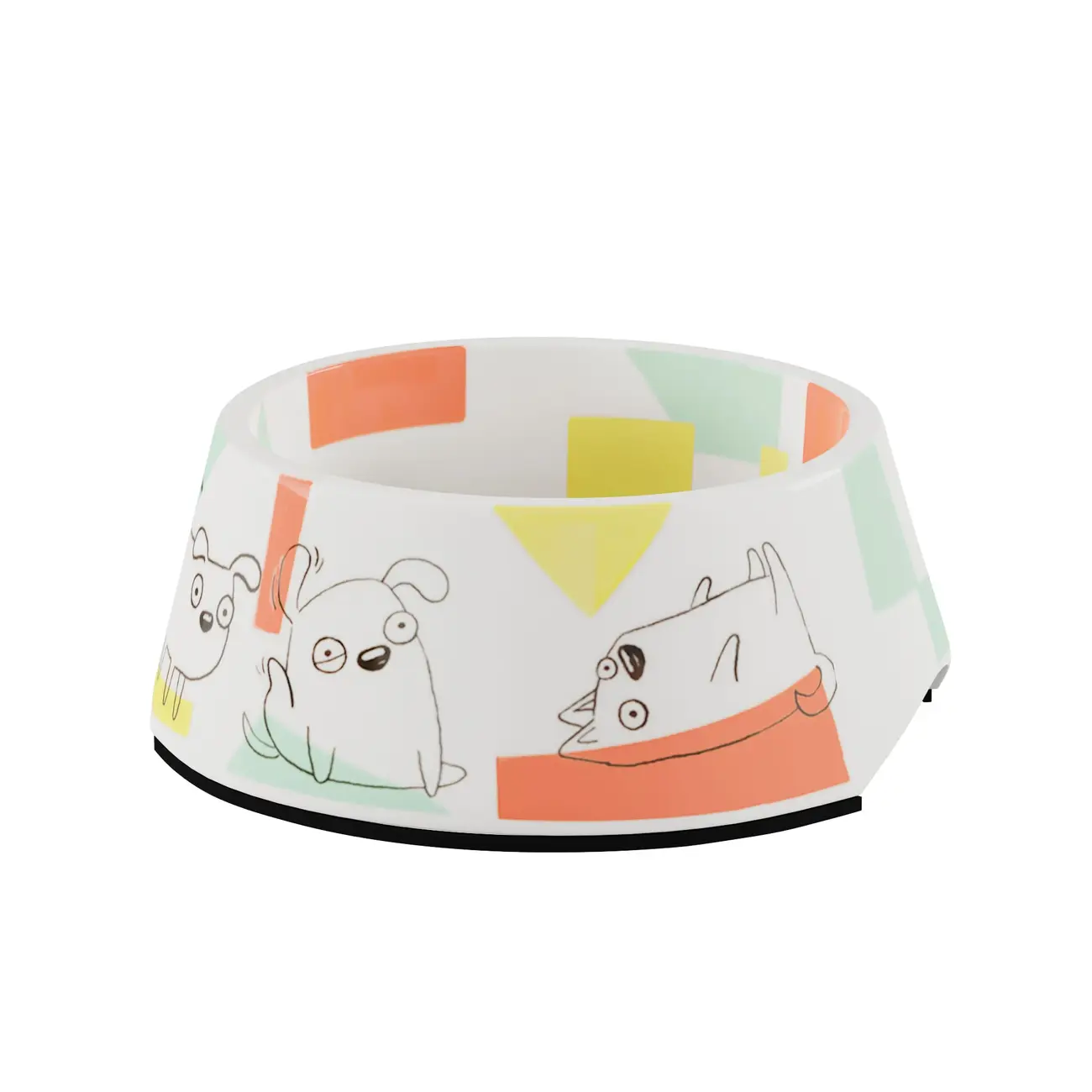 COMEDOURO PARA PET 19 CM BALOO - CORES CALEIDOCOLOR/INOX - Foto 33