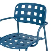 CADEIRA COM BRAÇOS CRISS-CROSS - ZIMBRO/ZIMBRO - Foto 6
