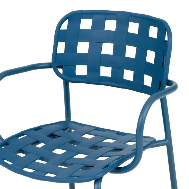 CADEIRA COM BRAÇOS CRISS-CROSS - ZIMBRO/ZIMBRO - Foto 6