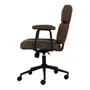 CADEIRA HOME OFFICE AGENCY - PRETO/MARROM - Foto 4