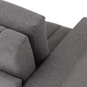 SOFÁ-CAMA RETRÁTIL E RECLINÁVEL 3 LUGARES SNOOZE - CINZA - Foto 15