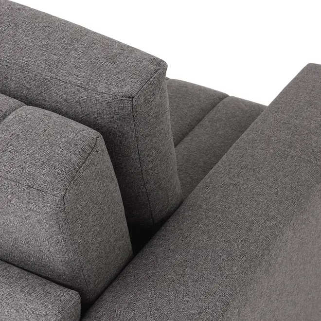 SOFÁ-CAMA RETRÁTIL E RECLINÁVEL 3 LUGARES SNOOZE - CINZA - Foto 15