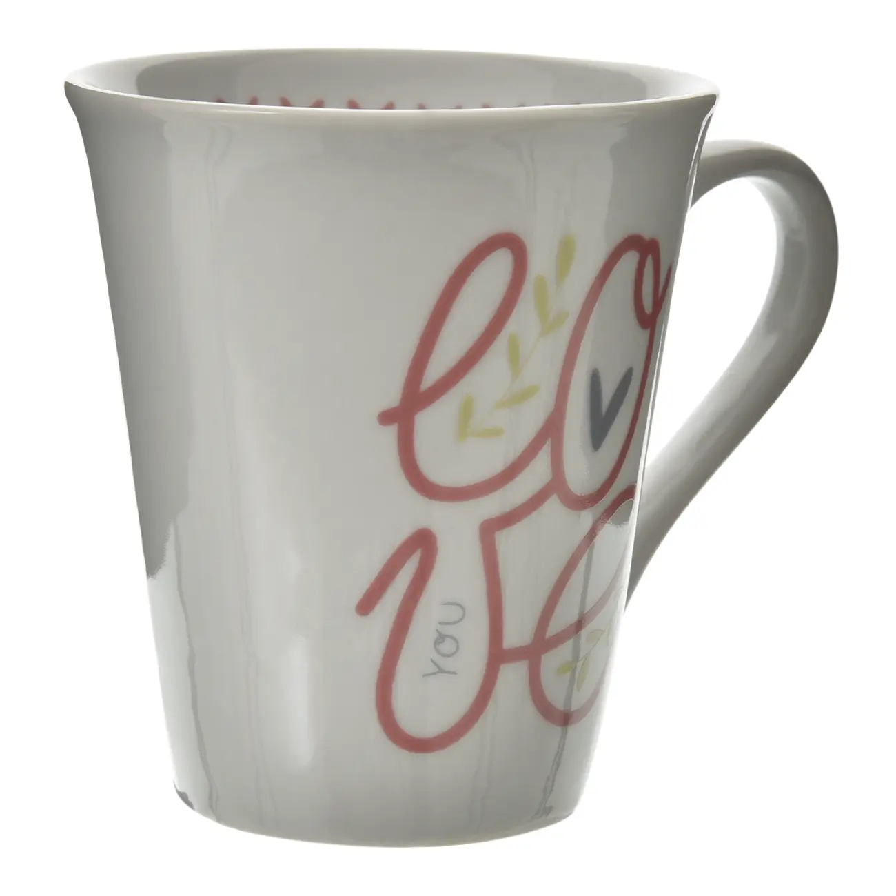 CANECA 250 ML LOVE YOU - VIN ROSE/BLEU CENDRÉ - Foto 4