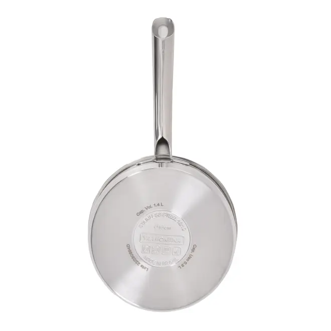 PANELA INDUÇÃO 16 CM UNA - INOX/INCOLOR - Foto 4