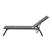 CHAISE LONGUE DUNAS - PRETO/PRETO - Foto 5