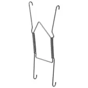 SUPORTE DE PRATO PARA PAREDE PEQUENO WALLPLATE - INOX - Foto 2