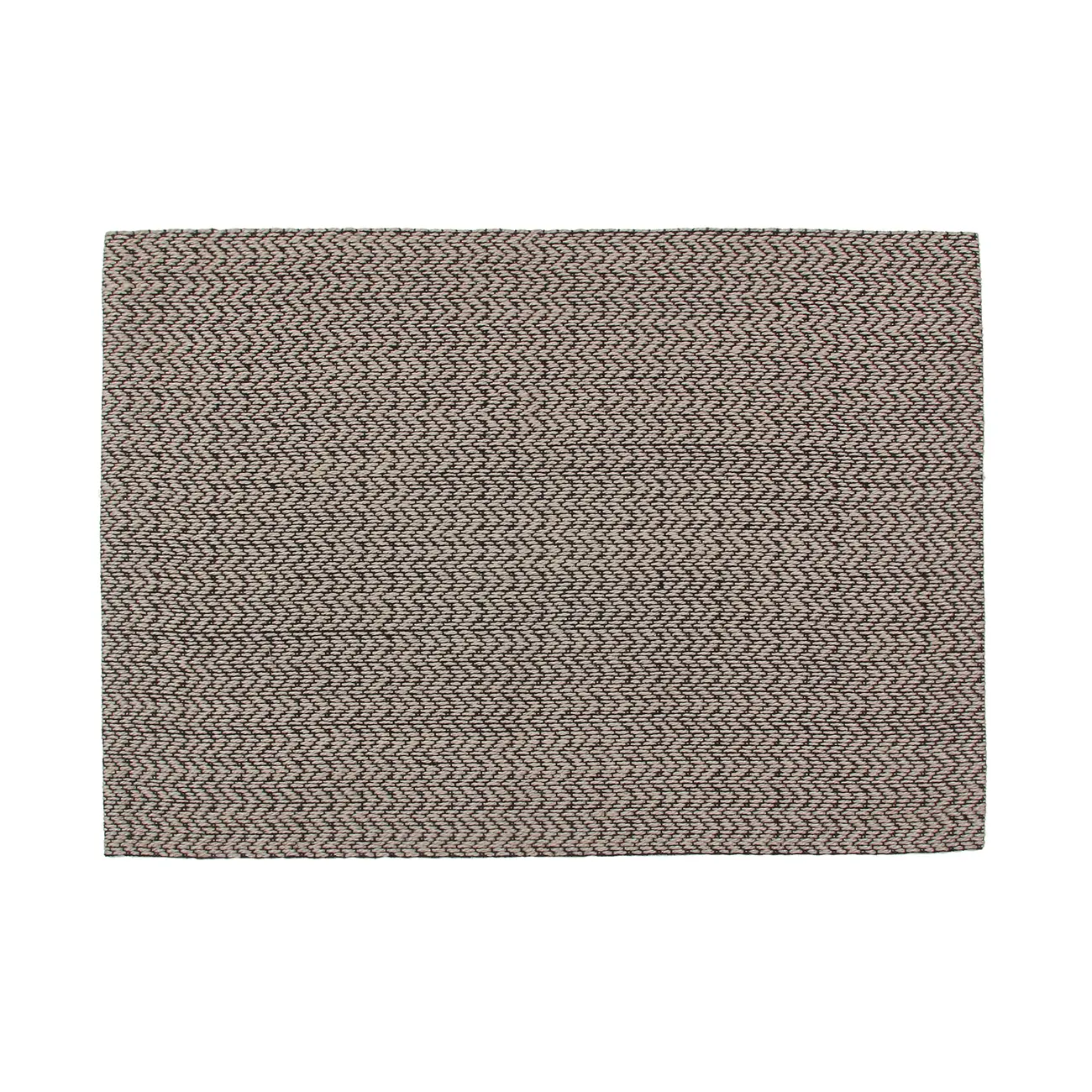 TAPETE 1,50 M X 2 M OKAPI - FIBRA CLARA/PRETO - Foto 1