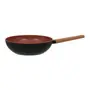 WOK INDUÇÃO 28 CM NORMA - TERRACOTA/PRETO - Foto 5