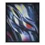 QUADRO 42 CM X 50 CM IRIDESCENT - PRETO/MULTICOR - Foto 1