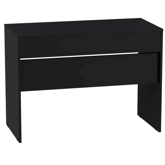ESCRIVANINHA 2 GAVETAS 1,03 M X 51 CM PRATY - PRETO - Foto 7