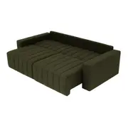 SOFÁ-CAMA RETRÁTIL E RECLINÁVEL 3 LUGARES SNOOZE - MUSGO - Foto 9