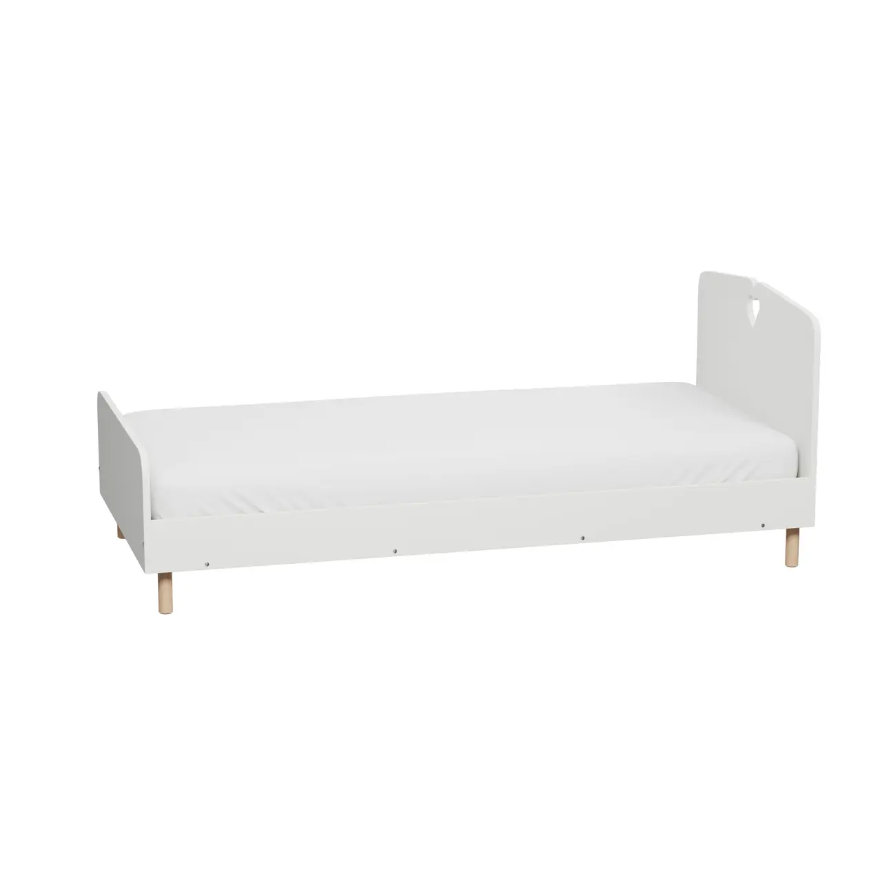 MY LITTLE LOVE CAMA SOLTEIRO 88 CM - BRANCO/NATURAL WASHED - Foto 13