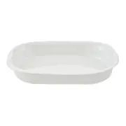TRAVESSA REFRATÁRIA 43 CM X 33 CM FANCY - BRANCO - Foto 1