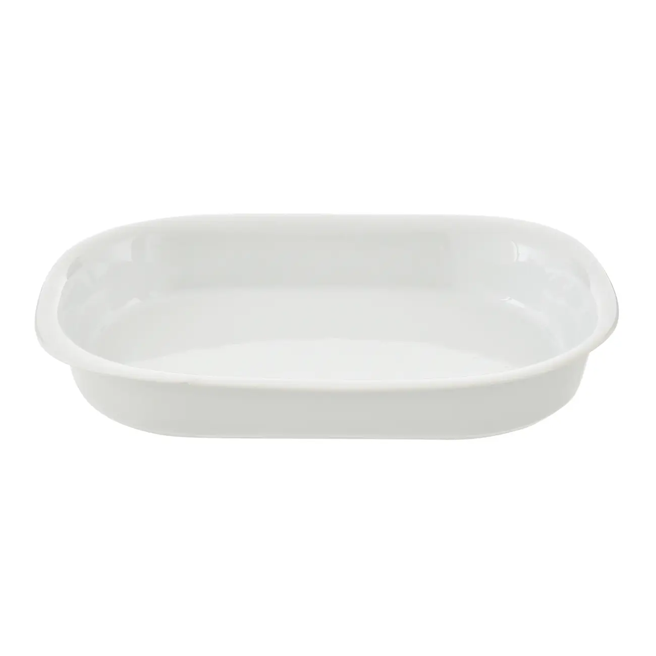 TRAVESSA REFRATÁRIA 43 CM X 33 CM FANCY - BRANCO - Foto 1