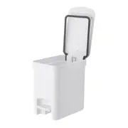 LIXEIRA COM PEDAL 6 L TRIUM - BRANCO - Foto 5