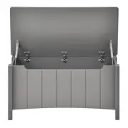 BAÚ 82 CM X 40 CM MON DIEU - GRIS BRULÉ - Foto 6