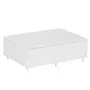 CAMA BOX DE CASAL C/GAVETA MIDDY - BRANCO/BRANCO - Foto 2
