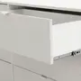 CÔMODA 6 GAVETAS 1,50 M X 42 CM SLEEK - BRANCO/GRANILITE - Foto 10