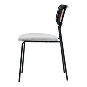 CADEIRA DE JANTAR MCM ORIENT - PRETO/NATURAL - Foto 4