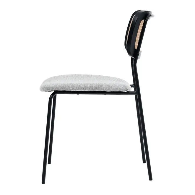 CADEIRA DE JANTAR MCM ORIENT - PRETO/NATURAL - Foto 4