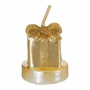 KIT MINI VELAS PRESENTES C/6 4 CM FINE FESTIVITY - OURO - Foto 2