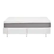 CAMA BOX CASAL 138 C/GAV TATOU LÁTEX/MAX - CINZA/BRANCO - Foto 1