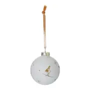 PINGENTE BOLA 7 CM CONJUNTO COM 2 PEÇAS SKI FINE FESTIVITY - CREAM/MULTICOR - Foto 2
