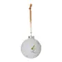 PINGENTE BOLA 7 CM CONJUNTO COM 2 PEÇAS SKI FINE FESTIVITY - CREAM/MULTICOR - Foto 2