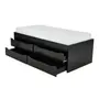 CAMA DE SOLTEIRO ALTA COM 4 GAVETAS 88 CM JOKER - PRETO - Foto 3