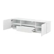 RACK 2 PORTAS/1 GAVETA 1,80 M X 40 CM ROOM - BRANCO - Foto 5