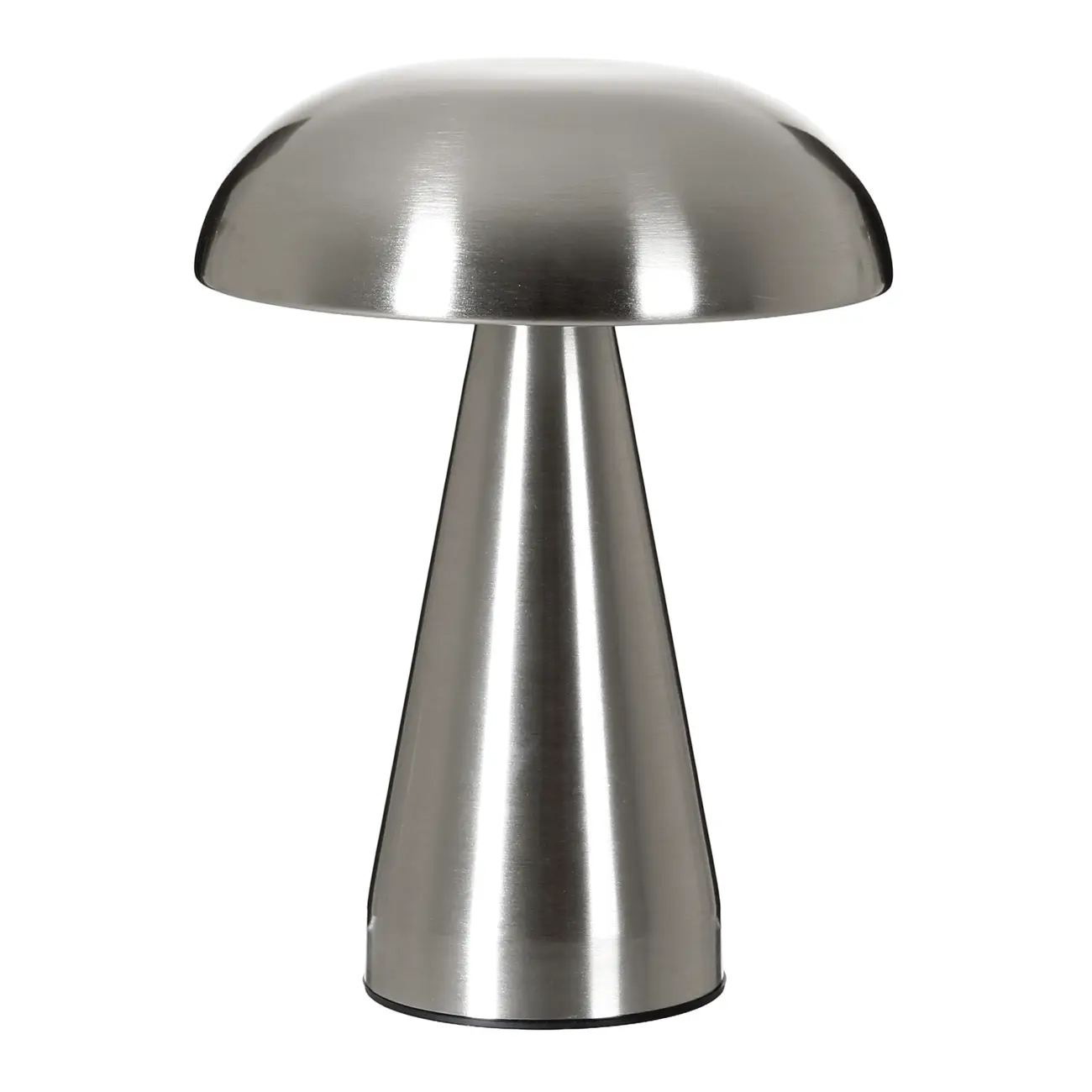 LUMINÁRIA DE MESA LED RECARREGÁVEL MUSHROOM - PRATA - Foto 5