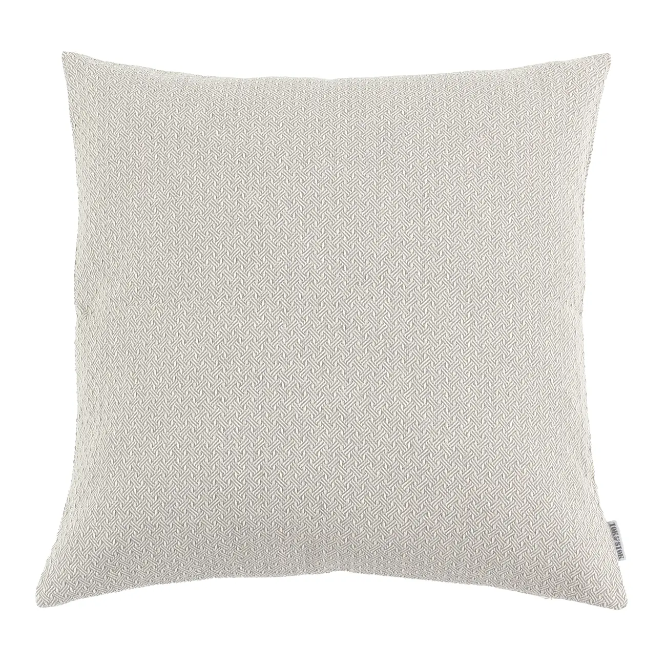 CAPA ALMOFADA 43 CM X 43 CM JOUR - CINZA PROVENCE/BRANCO - Foto 1