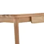 MESA 1 GAVETA 1,30 M X 65 CM SKAND - CAJUEIRO JAPONÊS - Foto 6