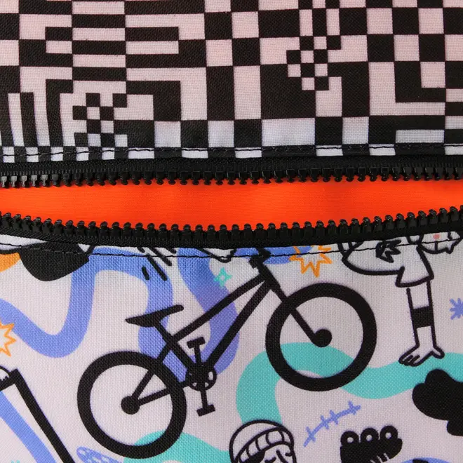 MOCHILA OLLIE - PRETO/CORES CALEIDOCOLOR - Foto 6