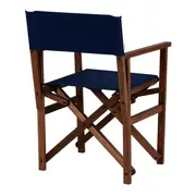 CADEIRA C/BRAÇOS E ASSENTO/ENCOSTO LEME - TAMARINDO/AZUL ESCURO - Foto 4