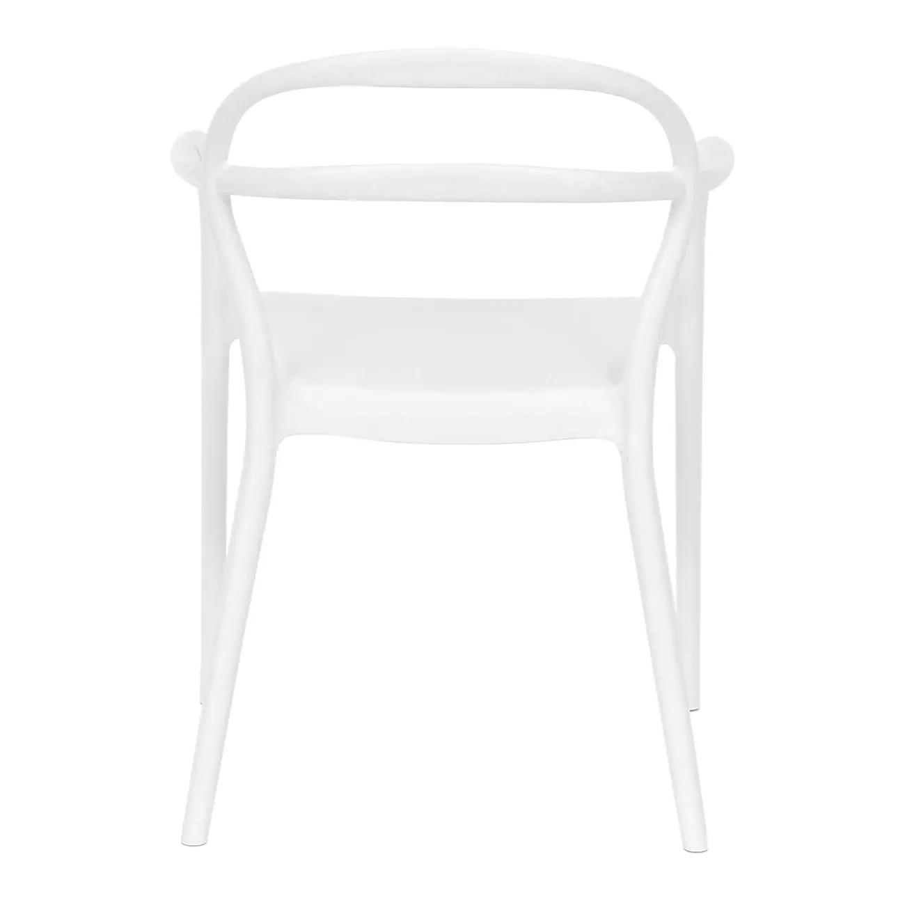 CADEIRA EMPILHÁVEL COM BRAÇOS THONIX - BRANCO - Foto 4