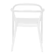 CADEIRA EMPILHÁVEL COM BRAÇOS THONIX - BRANCO - Foto 4